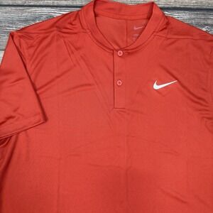 Nike Men's‎ Dri-Fit Victory Blade Golf Polo Shirt Red DH0838-626 Size Medium NEW